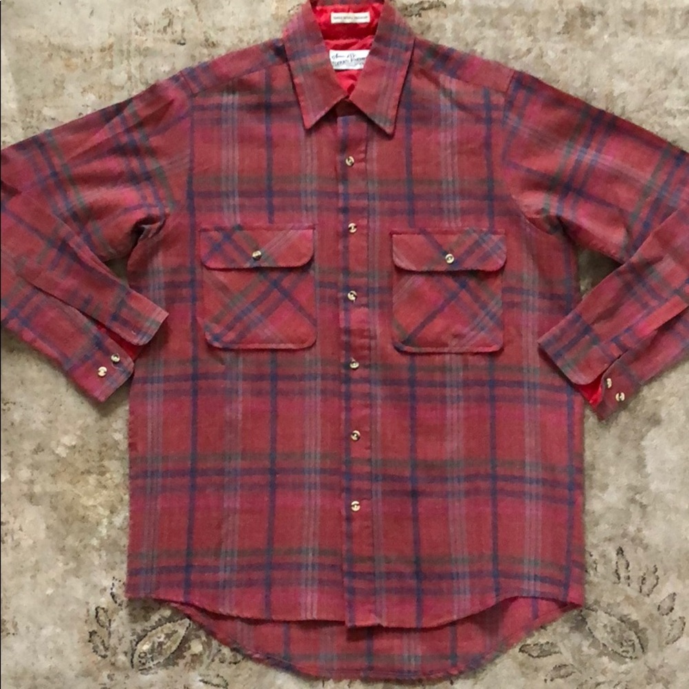 Sears Roebuck’s wool flannel camp shirt